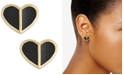 kate spade new york  Gold-Tone Heart Stud Earrings 